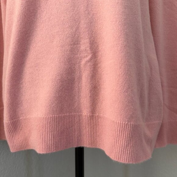 APT 9 Cashmere Crew Neck Sweater Pink Large - Picture 8 of 10